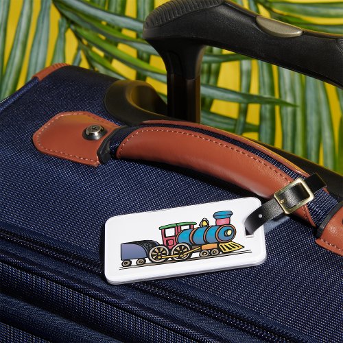 Train Pulling Coal Luggage Tag