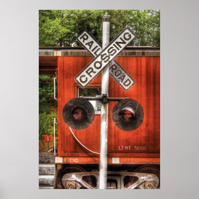 Train - RailRoad Crossing Poster (Front)