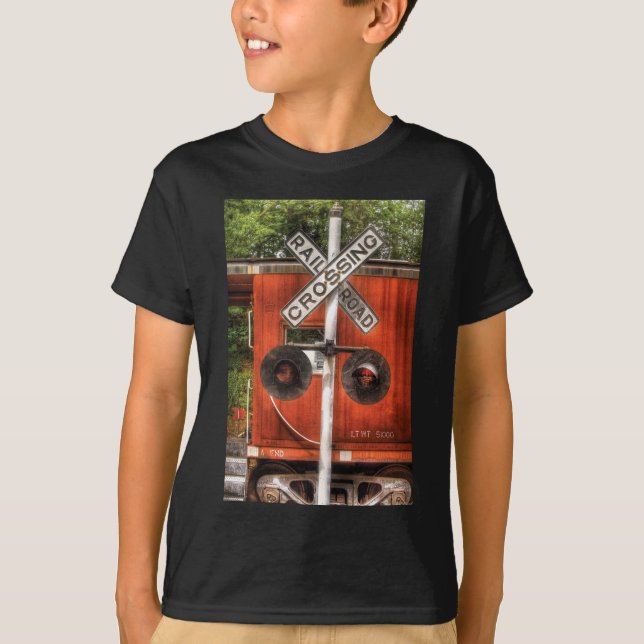 Train - RailRoad Crossing T-Shirt (Front)