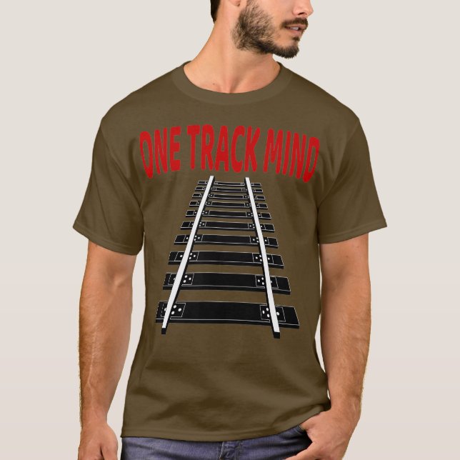 Train  Railroad Train Track Tee (Front)