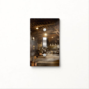 Train - Ready in the roundhouse Light Switch Cover