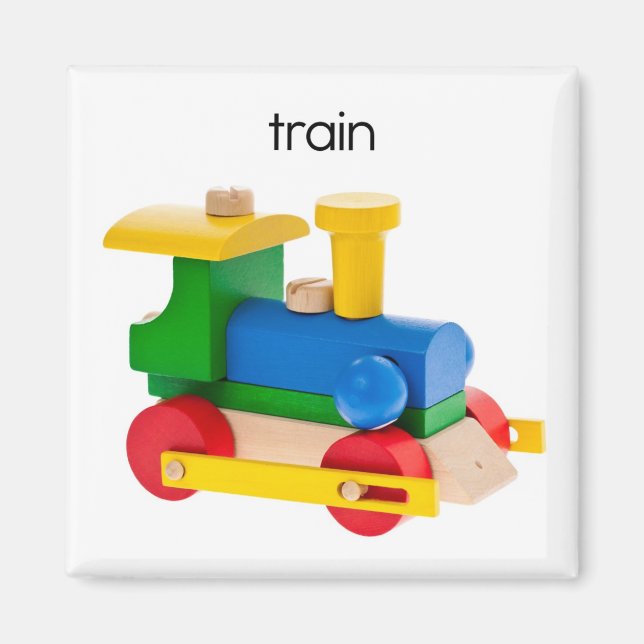 Train Refrigerator Magnet (Front)