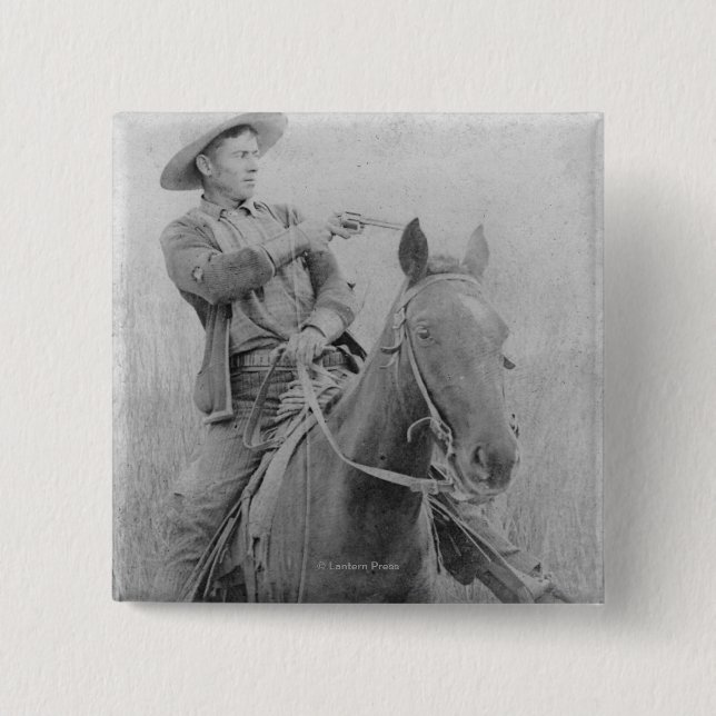 Train Robber Will "Dixon" Roberts Pinback Button (Front)