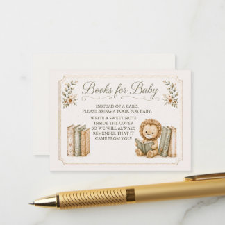 Train Safari Baby Sprinkle Books Baby Card