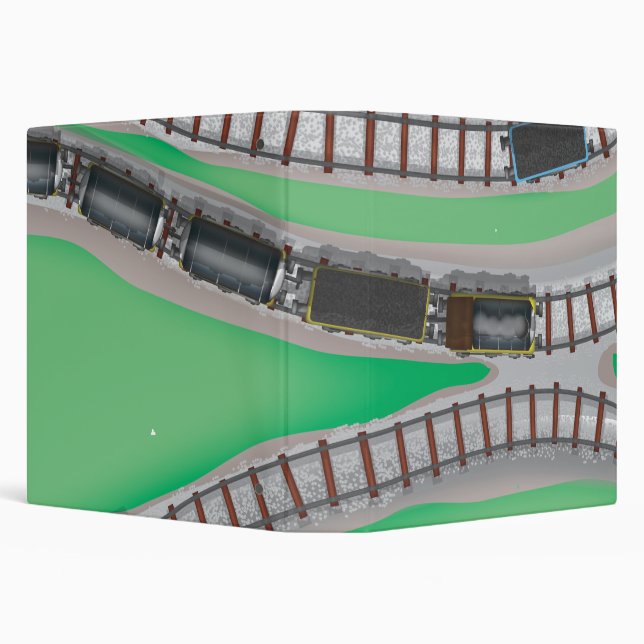 Train Set 3 Ring Binder (Background)
