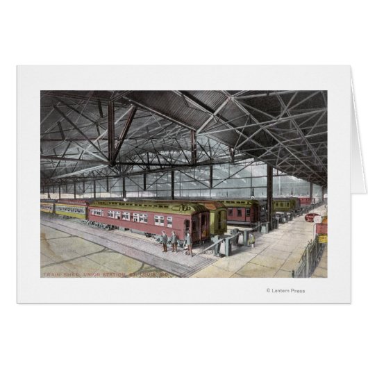 Train Shed at Union Station Cards (Front Horizontal)