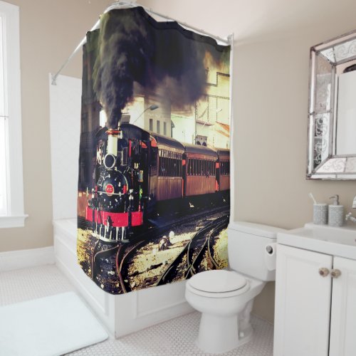 Train Shower Curtain
