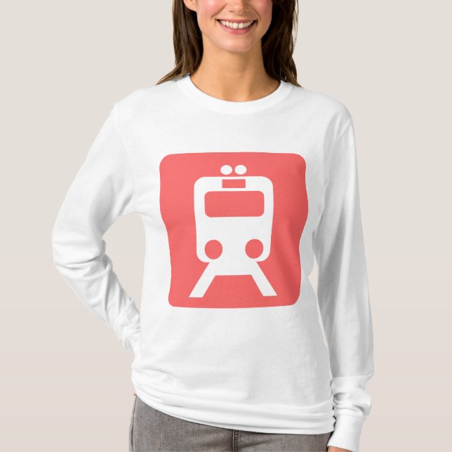 Train Sign - T-Shirt (Front)