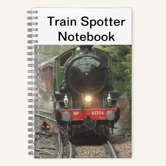 Train Spotter Spiral Notebook