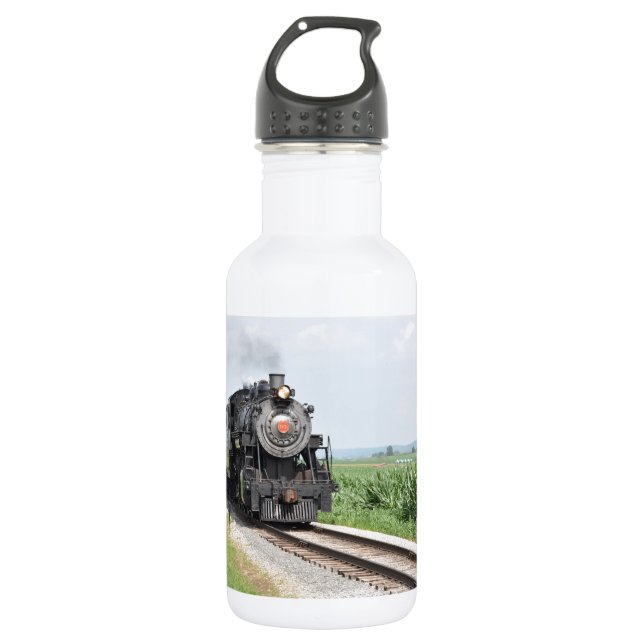 Train Stainless Steel Water Bottle (Front)