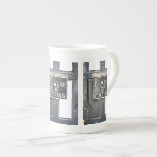 TRAIN STATION BONE CHINA MUG