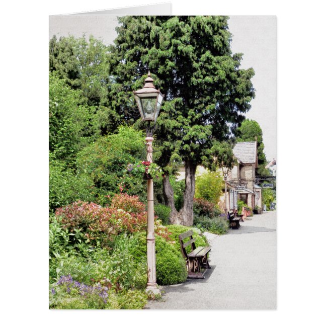 TRAIN STATION CARD (Front)