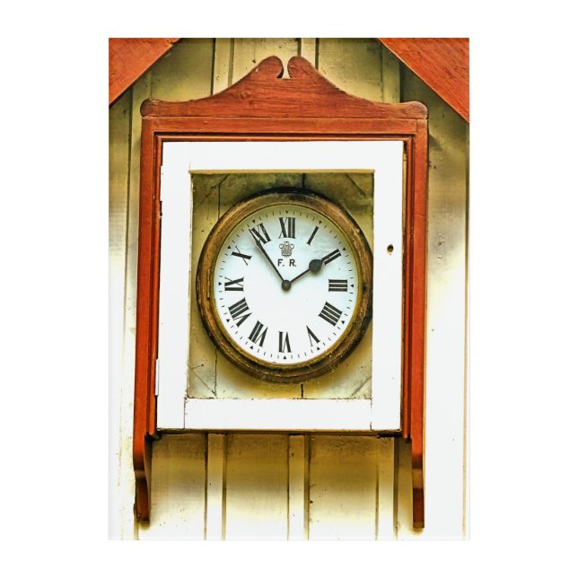 TRAIN STATION CLOCK ACRYLIC PRINT (Front)