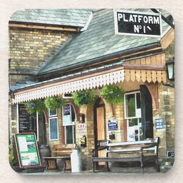 TRAIN STATION DRINK COASTER (Front)