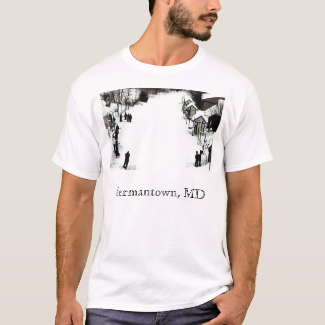 Train Station, Germantown, MD T-Shirt (Front)