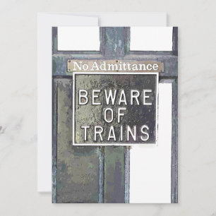 TRAIN STATION Invitation