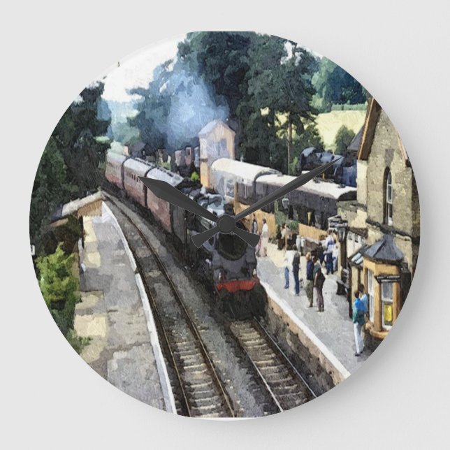 Train Station Large Clock (Front)