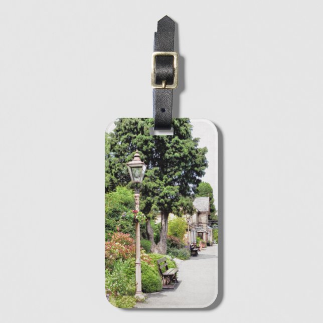 TRAIN STATION LUGGAGE TAG (Front Vertical)