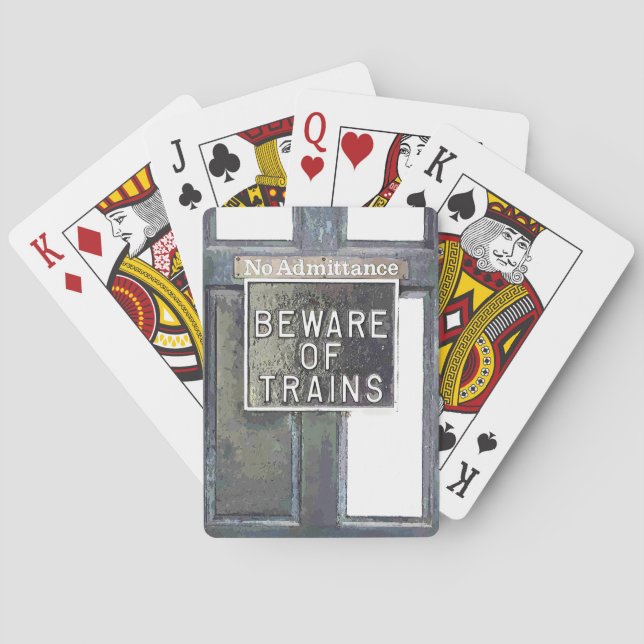 TRAIN STATION POKER CARDS (Back)