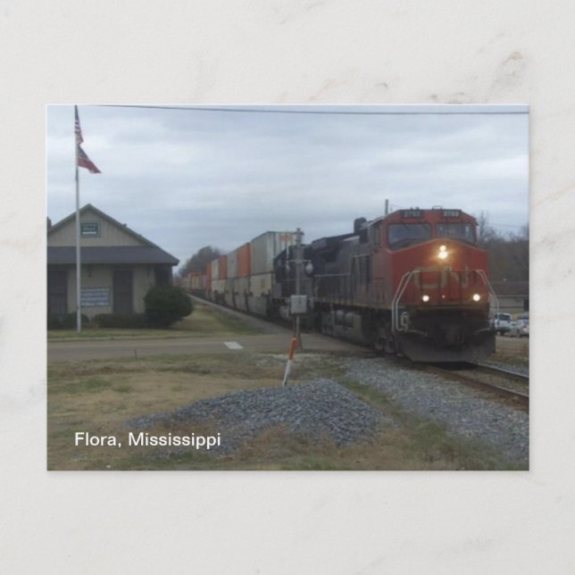 Train Station Postcard (Front)