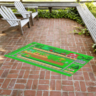 TRAIN STATION Roads for Cars Outdoor Rug