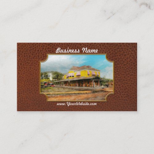 Train Station _ The people you meet 1890 Business Card