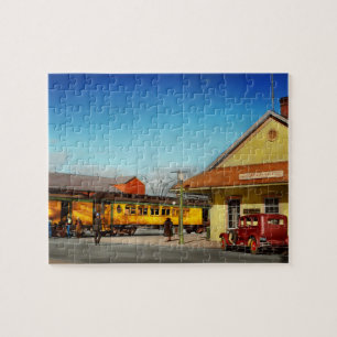 Train Station - The Virginia & Truckee 1940 Jigsaw Puzzle