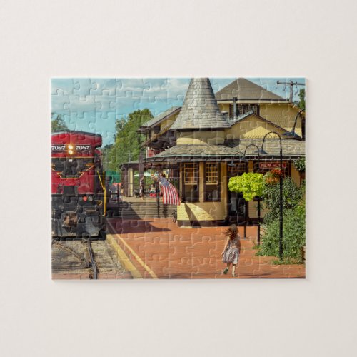 Train Station _ There will always be hope Jigsaw Puzzle