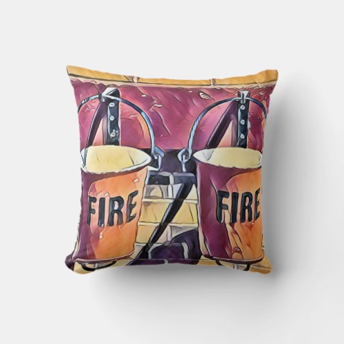 TRAIN STATION THROW PILLOW