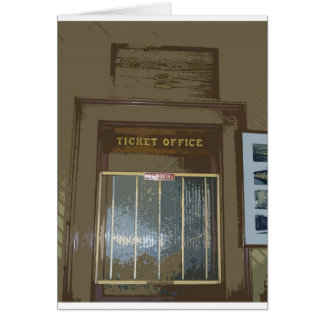 Train Station Ticket Window Cards