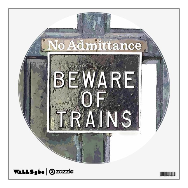 TRAIN STATION WALL DECAL (Front)