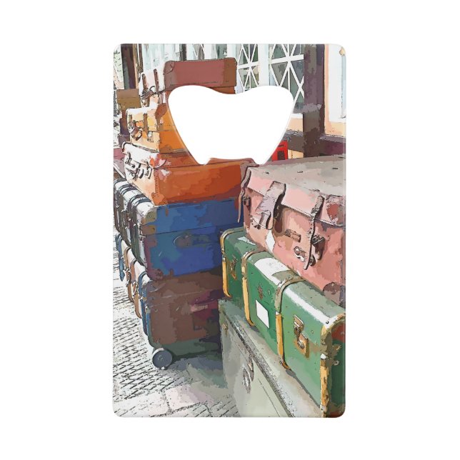 TRAIN STATIONS CREDIT CARD BOTTLE OPENER (Front)