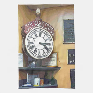 TRAIN STATIONS KITCHEN TOWEL
