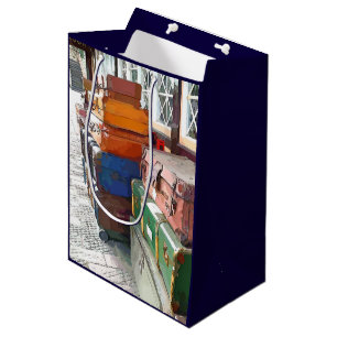 TRAIN STATIONS MEDIUM GIFT BAG