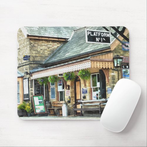 TRAIN STATIONS MOUSE PAD