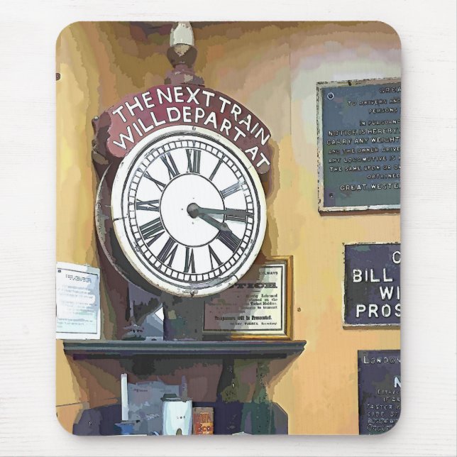 TRAIN STATIONS MOUSE PAD (Front)