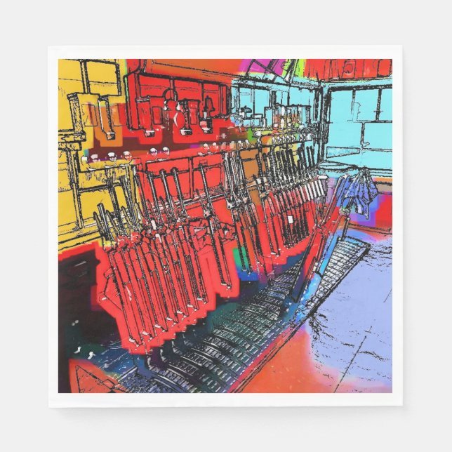 TRAIN STATIONS NAPKINS (Front)