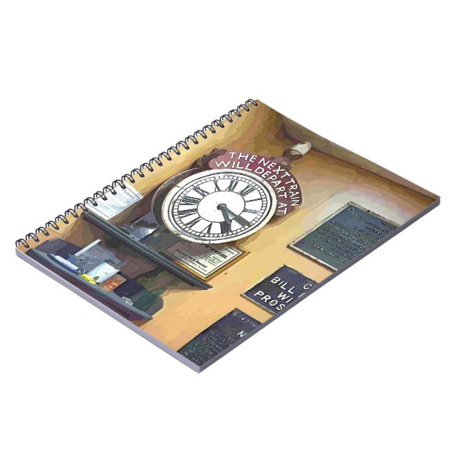 TRAIN STATIONS NOTEBOOK (Left Side)