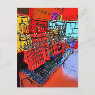 TRAIN STATIONS POSTCARD