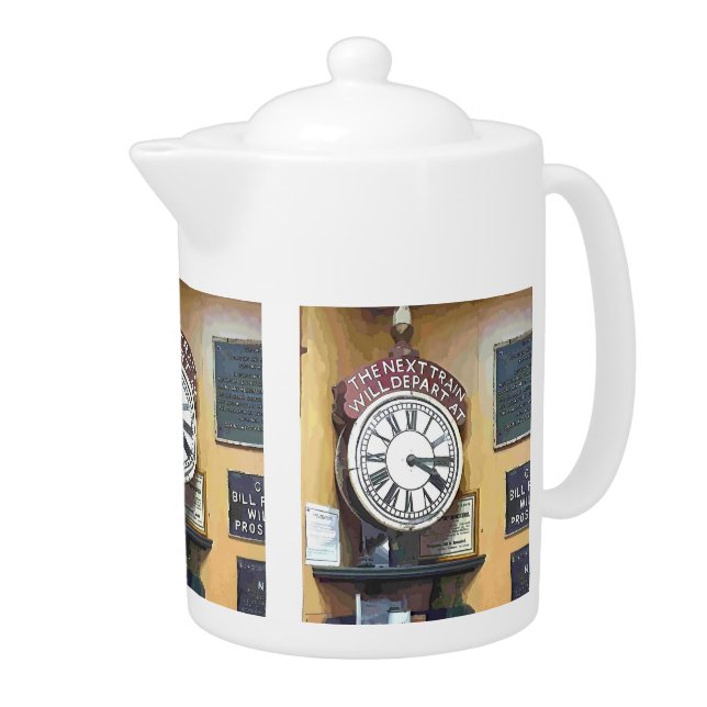 TRAIN STATIONS TEAPOT (Right)