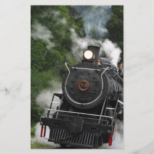 train steam rail railway station engine rails art stationery