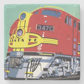 Train Stone Coaster by AuraEditions at Zazzle