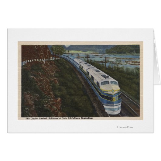 Train- Streamlining through Potomac Cards (Front Horizontal)