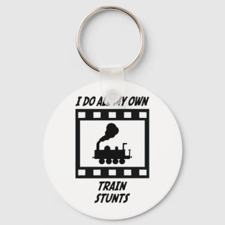 Train Stunts Keychain