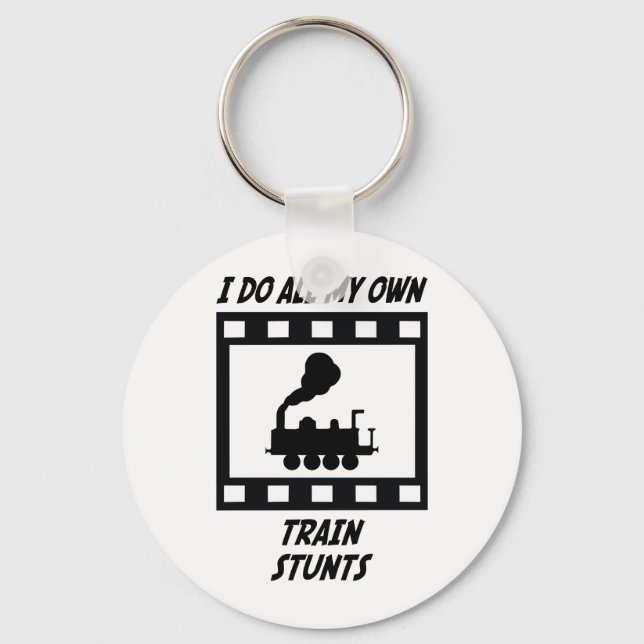 Train Stunts Keychain (Front)