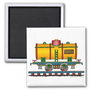 Train Tank Car Railroad Magnets