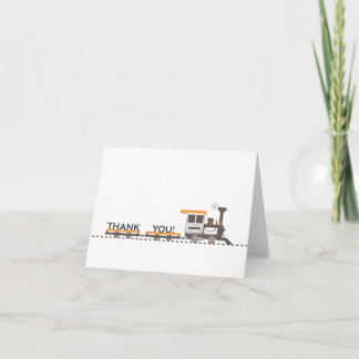 Train Thank You Card