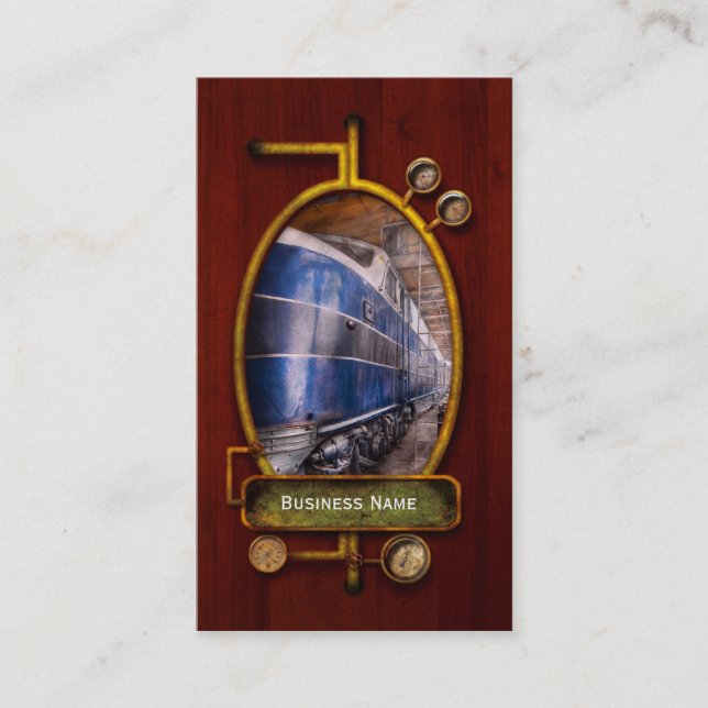 Train - The maintenance facility Business Card (Front)