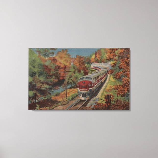Train-The Thoroughbred, Monon Canvas Print (Front)