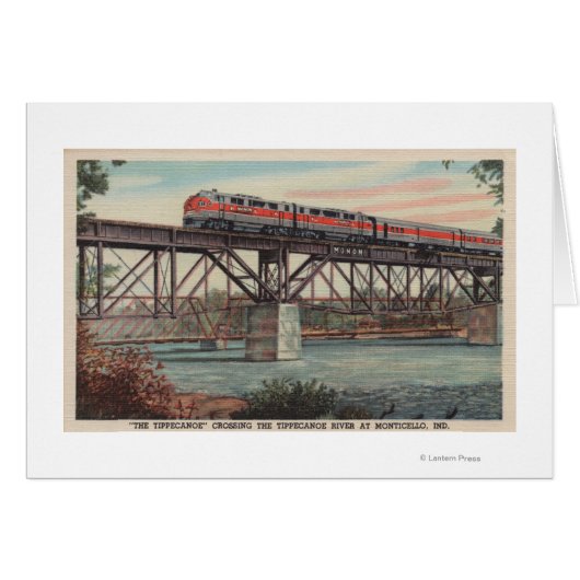 Train-The Tippecanoe / Crossing Tippecanoe River (Front Horizontal)